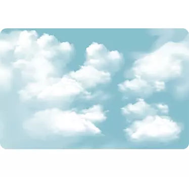 Laptop sticker wolken - TenStickers