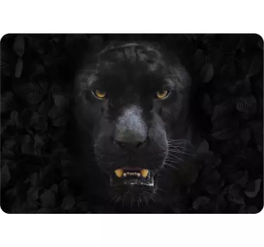 Dieren sticker zwarte panter - TenStickers
