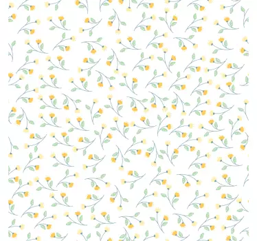 Stickers voor op meubels bloemen kastlade - TenStickers