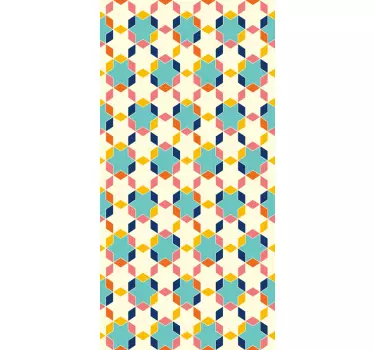 Meubel sticker Geometrische mozaïekpatroon - TenStickers