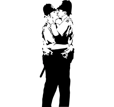 Muursticker Banksy Graffiti - TenStickers