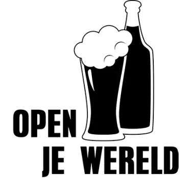 Muursticker Bier - TenStickers