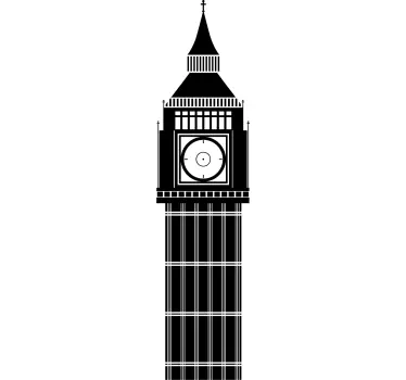 Muursticker big ben - TenStickers
