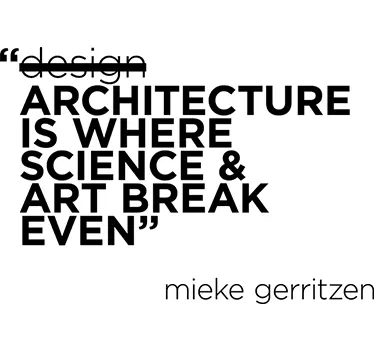 Muursticker citaat Mieke Gerritzen - TenStickers