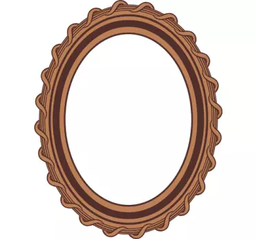 Muursticker Decoratief Spiegellijst - TenStickers