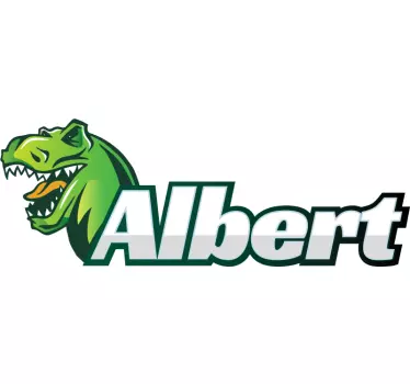 Muursticker dinosaurus personaliseerbaar - TenStickers