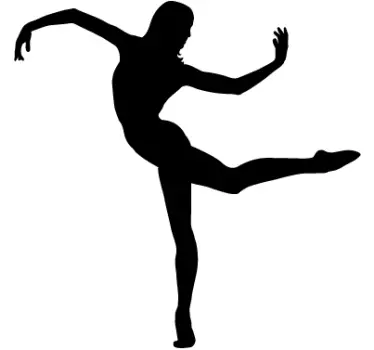 Muursticker Elegante Danseres - TenStickers