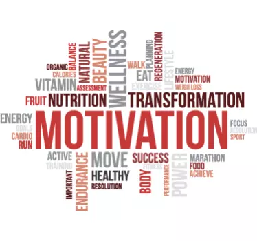 Muursticker fitness motivatie - TenStickers