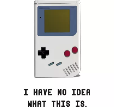 Muursticker Game Boy - TenStickers