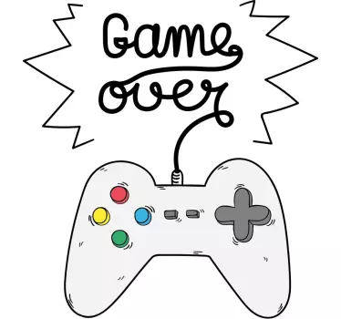 Muursticker game over - TenStickers