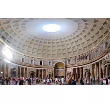 Muursticker interieur Pantheon Rome - TenStickers