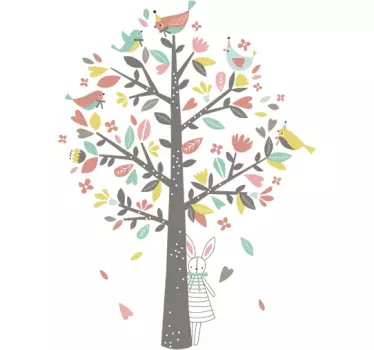 Muursticker kinderboom - TenStickers