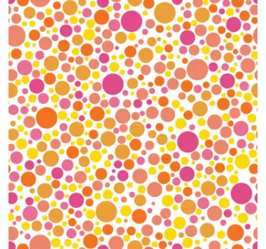 Muursticker kleuren bolletjes - TenStickers
