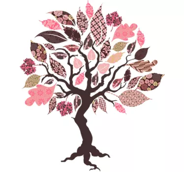 Muursticker kunst bomen - TenStickers