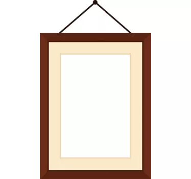 Muursticker Lijst Schilderij - TenStickers