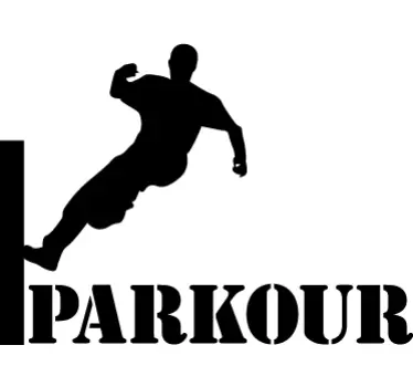 Muursticker Parcour - TenStickers