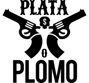 Muursticker Plata o Plomo - TenStickers