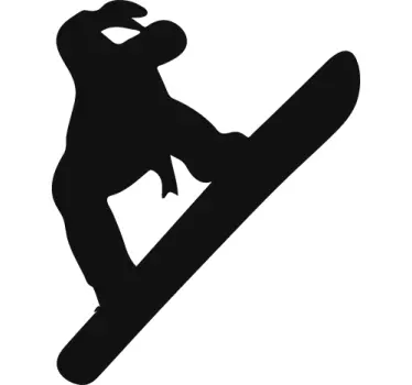 Muursticker silhouet sporter - TenStickers
