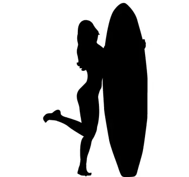 Muursticker Surfster - TenStickers