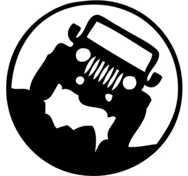 Muursticker terreinwagen - TenStickers
