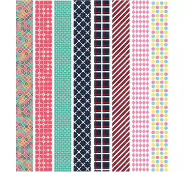 Muursticker Washi Tape - TenStickers