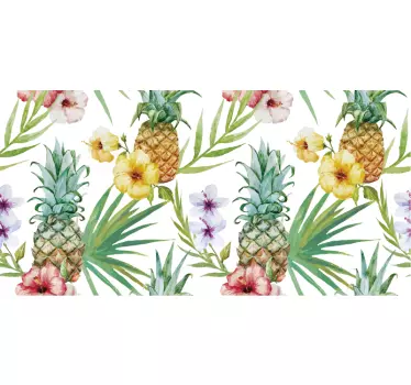 Fruit sticker ananas tekeningen - TenStickers