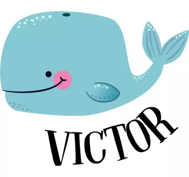 Muurstickers dieren walvis - TenStickers