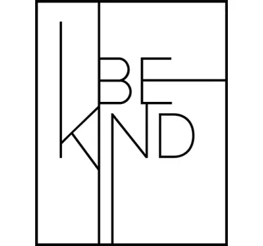 Muurstickers woonkamer Be Kind - TenStickers
