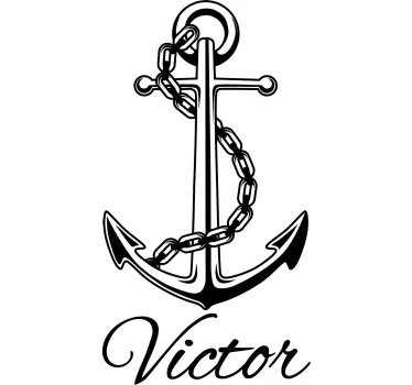 Muurdecoratie stickers Anker - TenStickers