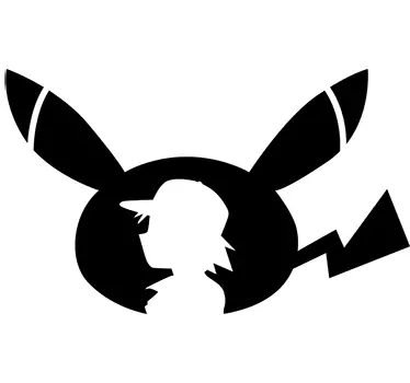 Pokemon Go Pikachu Muursticker - TenStickers