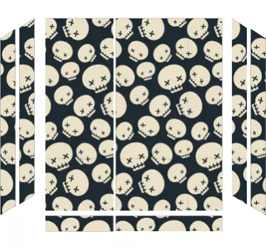Ps4 sticker skull karakter patroon - TenStickers