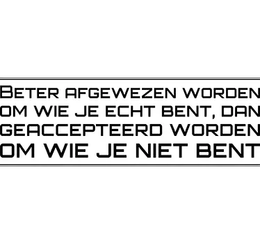 Quote Levensles - TenStickers