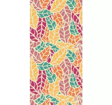 Raamsticker geometrische veren - TenStickers