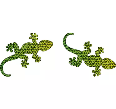 Tienerkamer muursticker hagedis collectie - TenStickers
