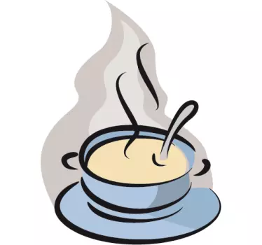 Soep sticker - TenStickers