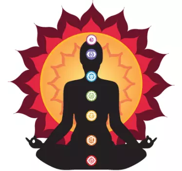Sticker afbeelding chakra - TenStickers