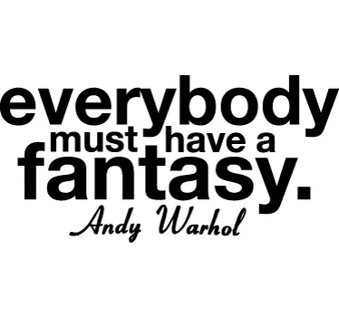 Sticker Andy Warhol have a fantasy - TenStickers