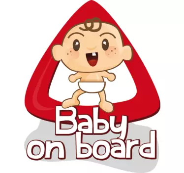 Sticker auto baby on board - TenStickers