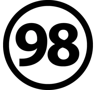 Sticker auto euro 98 - TenStickers