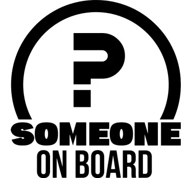 Sticker baby aan board iemand aan boord - TenStickers