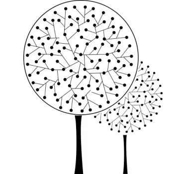 Sticker boom modern abstract - TenStickers