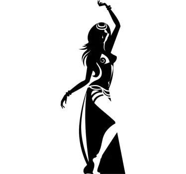Sticker buikdanseres - TenStickers