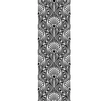 Sticker douchedeur ornament modern - TenStickers