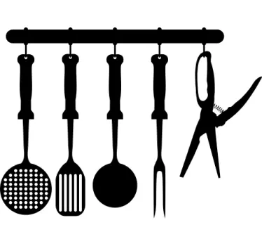 Sticker gastronomie keukengerei - TenStickers