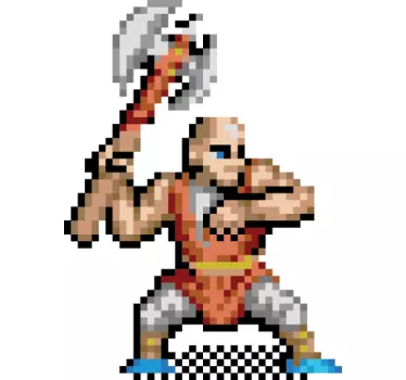 Sticker kind 8-bit personage - TenStickers