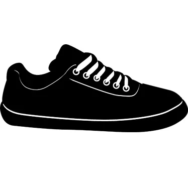 Sticker krijtbord schoen sneaker - TenStickers