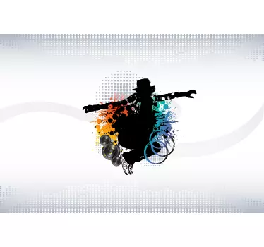 Sticker laptop street dance - TenStickers