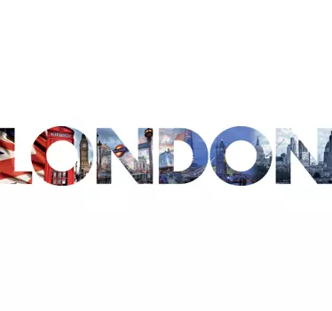 Sticker London monumenten - TenStickers