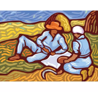 Sticker schilderij kunst Van Gogh - TenStickers