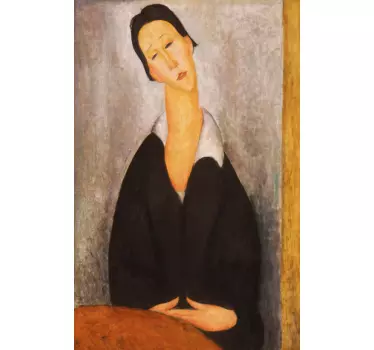 Muursticker woonkamer schilderij Modigliani - TenStickers